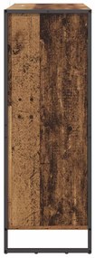Cipőszekrény tárolóval ajtóval Öreg fa 79 x 36 x 100 cm Faanyag