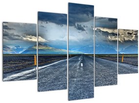 Kép egy viharról az úton (150x105 cm)