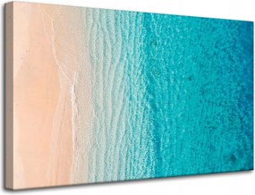 Vászonkép Tengerpart és tenger Víz Hullámok Természet 80x50 cm Ajándéknak is tökéletes