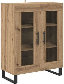 vidaXL Széf Artisan tölgy 69,5 x 34 x 90 cm Faanyag