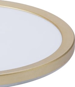 Brilagi - ULTRA SLIM LED fürdőszobai lámpatest LED/24W/230V átm. 42 cm arany IP54
