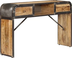 vidaXL tömör mangófa tálalószekrény 120 x 30 x 75 cm