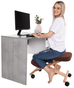 Zondo Ergonomikus térdeplőszék Florentina (barna + bükk). 1028726