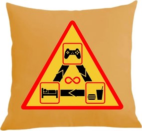 Párna párnahuzat Eat Sleep Play