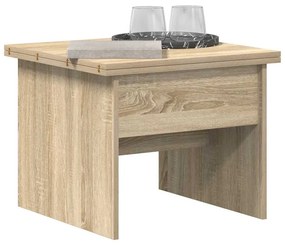 vidaXL Dohányzóasztal Sonoma tölgy 55 x 54,5 x 45 cm Faanyag