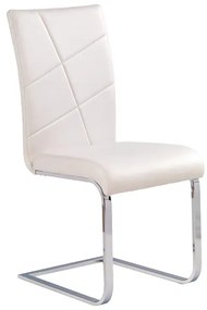 HAL-K108 fémvázas szék, textilbőr