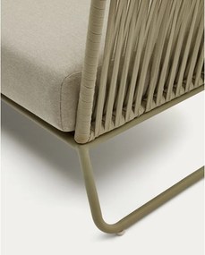 Khaki acél kerti kanapé Saconca – Kave Home