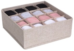 Drawer bézs fiókrendszerező 16 rekesszel - Bigso Box of Sweden