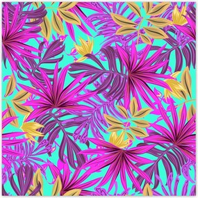 Poszterek 140x140 Egzotikus levelek TrĂłpusok