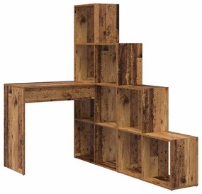 Sarokíróasztal Régi fa 101,5 x 149,5 x 149,5 cm Faanyag