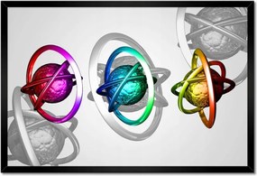 Poszterek keretben 60x40 Galaktikus találkozás