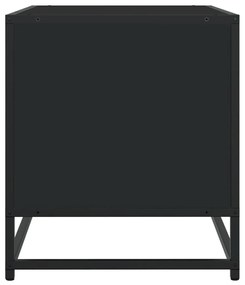 fekete szerelt fa TV-szekrény 180 x 40 x 46 cm
