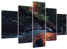 Hegyi folyó képe (150x105 cm)
