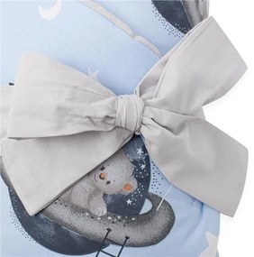 Kétoldalas gyerek pólya New Baby Teddy bear in space 80x80 cm