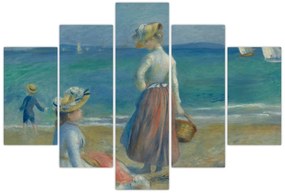 Kép - Auguste Renoir, Figures on the Beach, reprodukciók (150x105 cm)