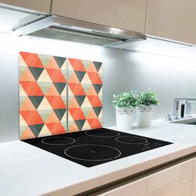 Üveg vágódeszka geometriai háttér 60x52 cm
