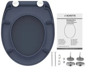Schütte 82304-A - ANTRACIT WC-ülőke SoftClose, duroplast
