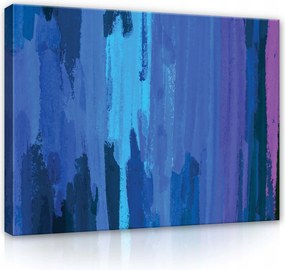 Vászonkép 80x60 Absztrakt kék lila textúra színmélység nyugalom