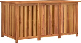 vidaXL tömör akácfa kerti tárolóláda 150x80x75 cm