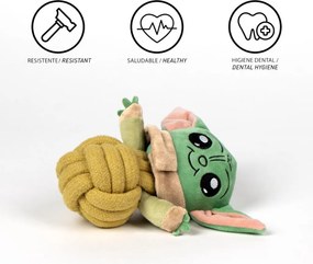 Star Wars Yoda kötél kutyajáték 15 cm