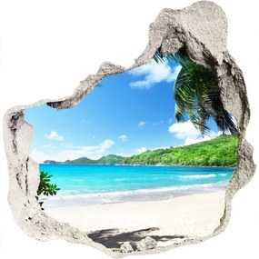 3d-s lyuk vizuális effektusok matrica Seychelles strand nd-p-61515092