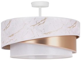 Duolla - Felületre szerelhető csillár KOBO 1xE27/15W/230V átm. 45 cm fehér/arany