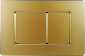 WC-öblítő gomb acél arany Jomo Werit JomoTech WC-állványhoz