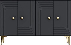 Lessi 120 - Anthracite, Gold