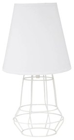INDIANAPOLIS II fehér vas asztali lámpa