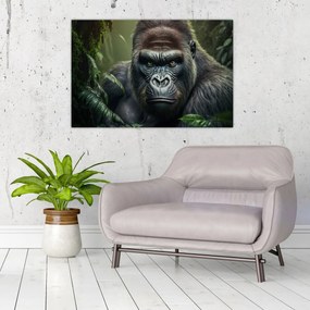 Kép - Egy gorilla portréja (90x60 cm)