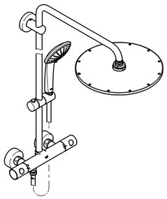 GROHE 26075GN0 - EUPHORIA 310 450 mm arany zuhanyrendszer