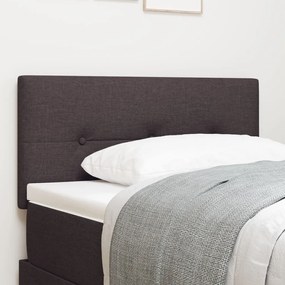 Fejtámla Gombos Bélelt Sötétbarna 90 cm Szövet