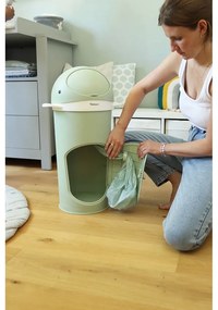 Zöld műanyag szemetes pelenkákhoz 25 l Whale – Kindsgut