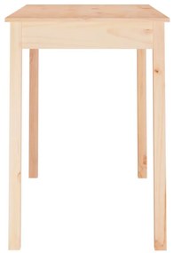Tömör fenyőfa ebédlőasztal 110 x 55 x 75 cm