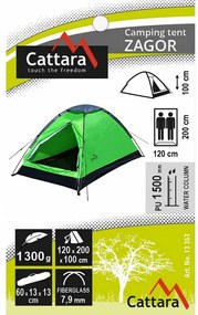 Cattara Zagor sátor 2 személyre 200 x 120 x 100 cm