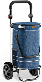 EASY bevásárlótáska kerekekkel, 50l, kék Jurhan