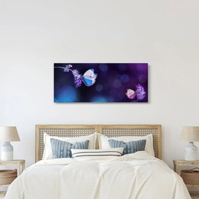 Kép - Pillangók a levendulán (120x50 cm)