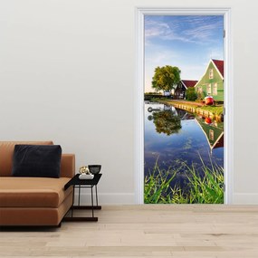 Fotótapéta ajtóra - Holland malmok (95x205cm)