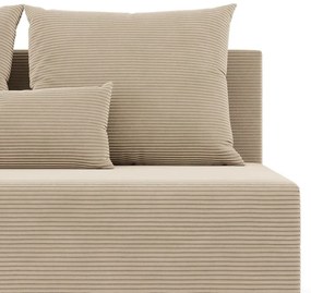 Nobu kanapé, kordbársony, bézs