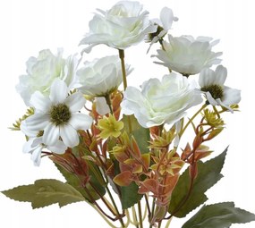 Művirág fehér margaréta 29 cm