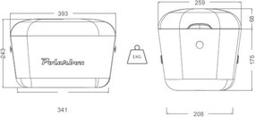 Türkiz hűtődoboz 12 l Pop – Polarbox