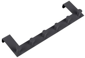 Fekete fém ajtófogas 39 cm Celano – Wenko