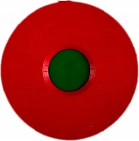 Elektronikus óra, kerek, 16x12 cm,színek:piros/kék, elemes