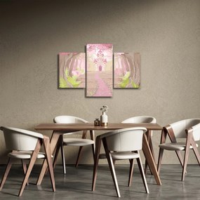 Kép - Utazás a rózsaszín királyságba (90x60 cm)