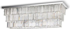 IDEAL LUX 166285 MARTINEZ Kristály Mennyezeti Lámpa E14 IP20