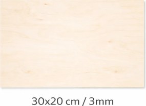 Falap 300x200mm, 3 mm vastag