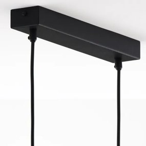 Jupiter 1990 - Csillár zsinóron HANZA 3xG9/10W/230V fekete/arany