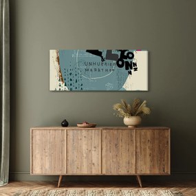 Kép - Repülő léggömb szivárvánnyal (120x50 cm)