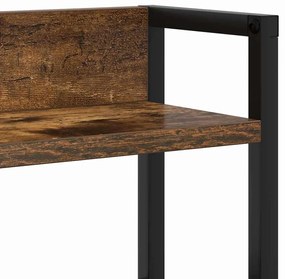 Fejtámla LED -es lámpákkal Füstölt tölgy 180 cm Faanyag