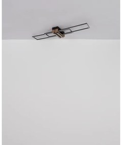 Globo 67208-40N - LED Mennyezeti lámpa DAKARI LED/40W/230V 3000K 25x100 cm fekete